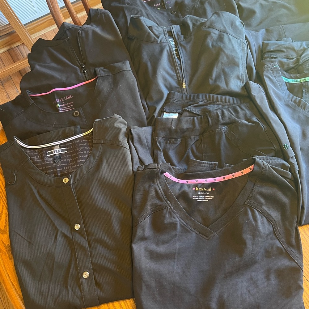 Women’s black uniforms